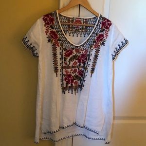 Johnny Was linen tunic